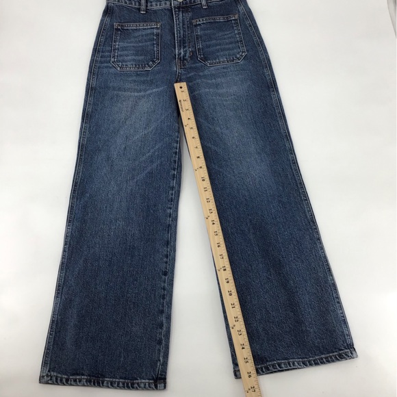 Reformation Dark Blue Flare Jeans - Picture 4 of 5